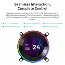 Lian Li Hydroshift II-C 360TL RGB Liquid CPU Coole 360mm AIO  3X 120 RGB Fans 2.1” IPS LCD Screen 