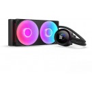 NZXT Kraken Plus 240 RGB AIO CPU Liquid Cooler Single Frame Fan 1.54" Square LCD