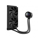 NZXT Kraken Plus 240 AIO CPU Liquid Cooler Single Frame Fan 1.54" Square LCD