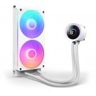 NZXT Kraken Plus 240 RGB AIO CPU Liquid Cooler Single Frame Fan 1.54" Square LCD White