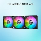 ASUS Prime LC 360 ARGB All-in-One Liquid CPU Cooler Addressable RGB Lighting Intel & AMD Compatible