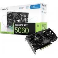 PNY GEFORCE RTX™ 5060 8GB Overclocked Dual Fan DLSS 4 Graphics Card