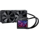 ASUS ROG Ryujin II 240 RGB all-in-one liquid CPU cooler 240mm Radiator 3.5"color LCD