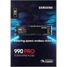 Samsung 990 PRO 1TB PCIe 4.0 up to 7450 MB/s NVMe M.2 2280 Internal Solid State Drive 