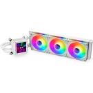 Lian Li Galahad II 360 mm ARGB AIO Liquid CPU Cooler - White LCD  L x 120mm W x 1" H - Desktop Compatible