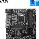 MSI PRO B760M-P DDR4 ProSeries Motherboard, Supports 12th/13th 14 Gen Intel Processors, Micro-ATX, LGA 1700 - Black
