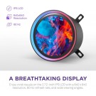 NZXT Kraken Elite 360 RGB AIO CPU Liquid Cooler Customizable 2.72" IPS LCD Turbine Pump