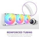 NZXT Kraken RGB 360mm AIO CPU Liquid Cooler Customizable 1.54"" Square LCD White